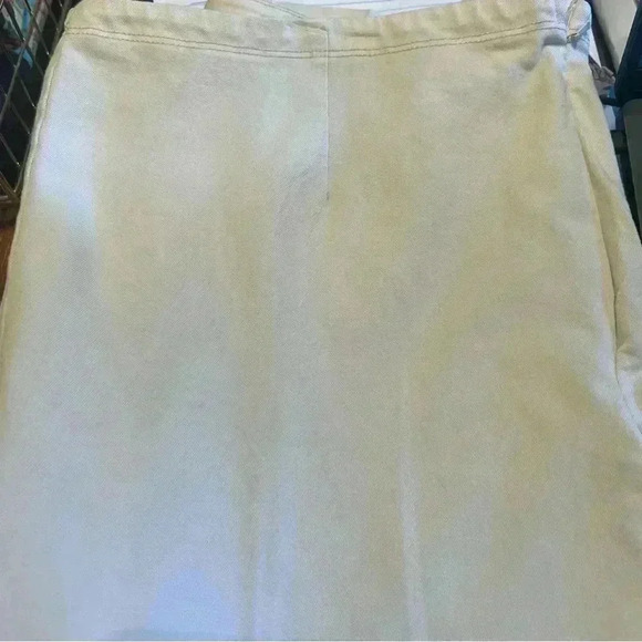 Chico’s khaki Slimming Flat Front Pants - side Zip Women’s  Size 2.5 Ankle - Picture 4 of 6